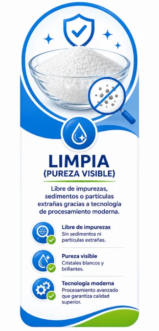 Sal Atlántida, característica: Limpia.